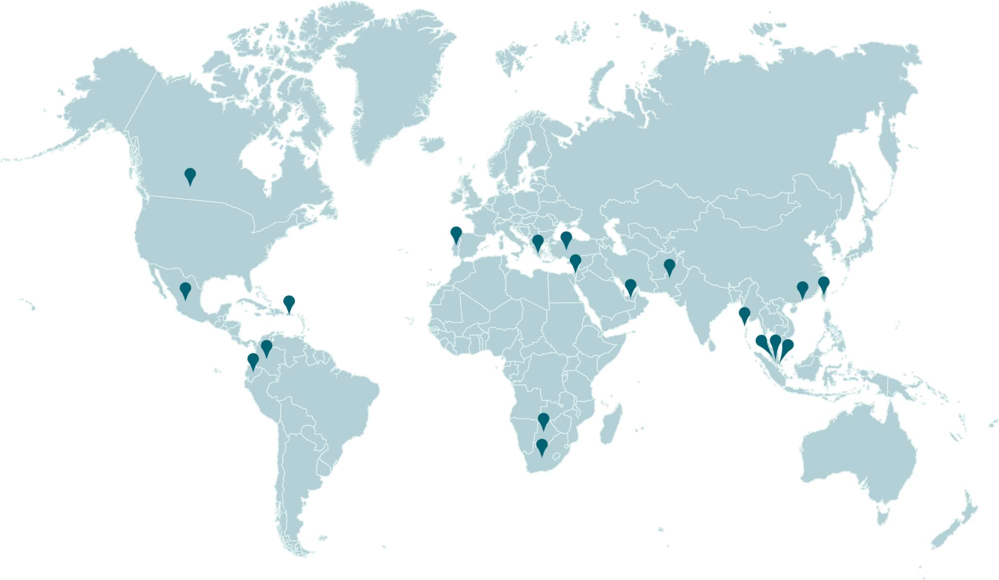 API International Distributor Map_NoNumbers